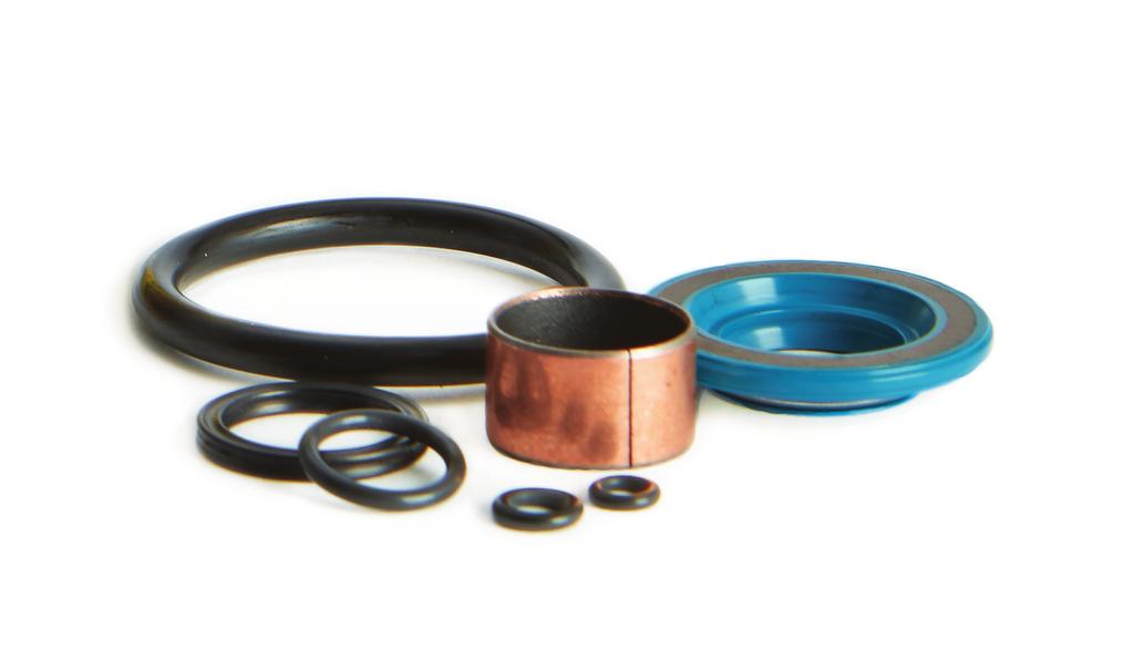 Most service kits are supplied with a new piston rod lock nut for added security when rebuilding the shock absorber.