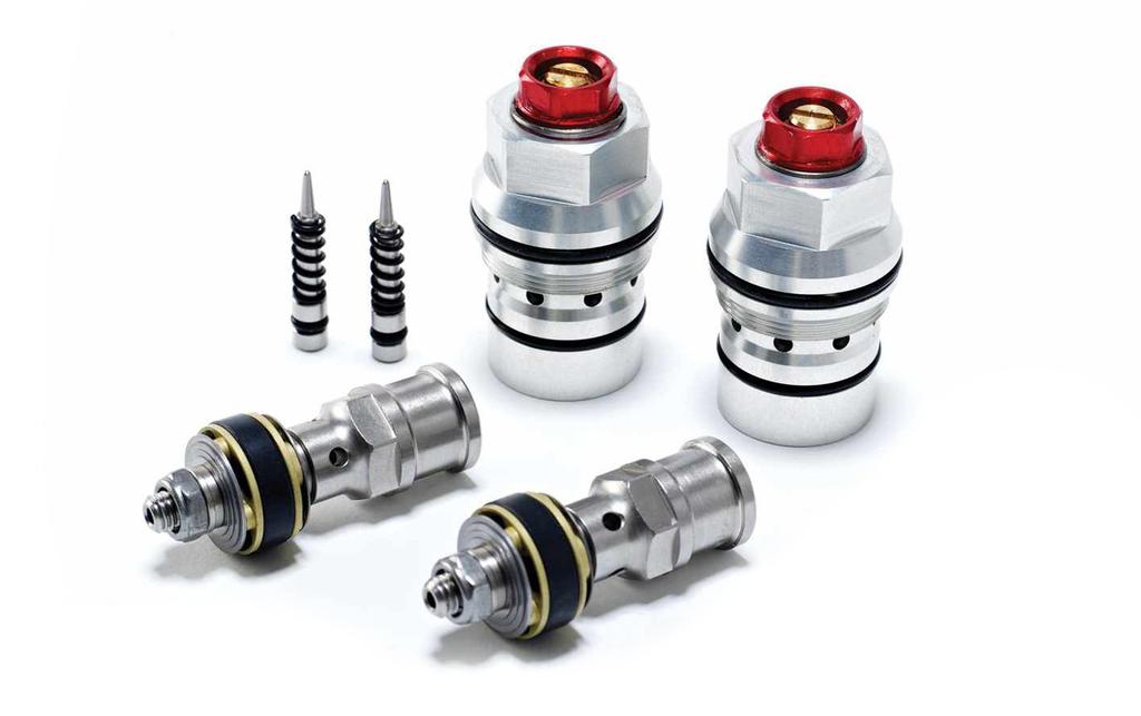 Specification K-Tech SSRK piston kits are available to fit most front fork cartridge damping systems and have been designed for track use to give enhanced damping control for race level performance.