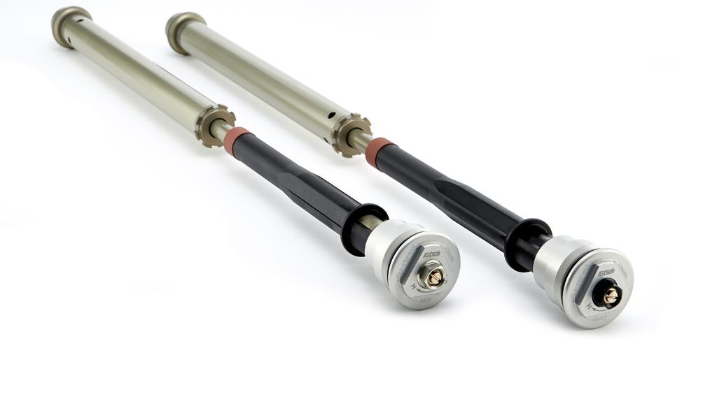 Specification K-Tech 25IDS (Independent Damping System) front fork cartridges are a complete replacement damping system designed to fit into original equipment front forks that do not allow for