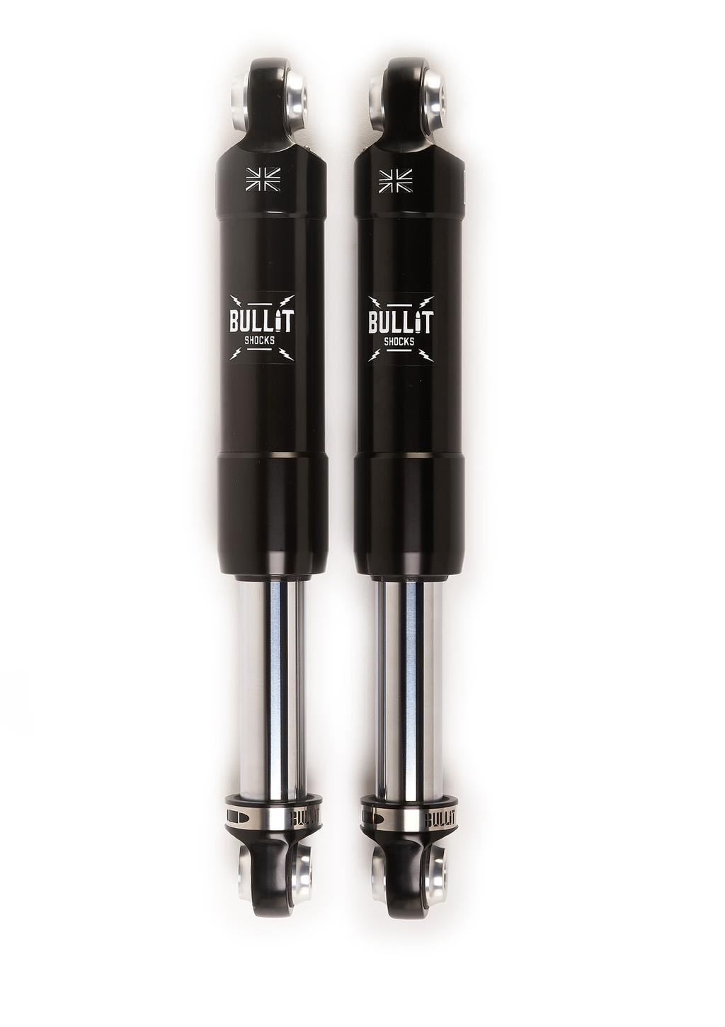Specification The K-Tech Bullit is a new innovative shock absorber that incorporates the latest damping technology along with keeping the original look familiar with the custom bike owner.