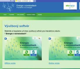 This educational software was elaborated in cooperation of the environmental organization Živica, it was used for supporting of environmental classes and