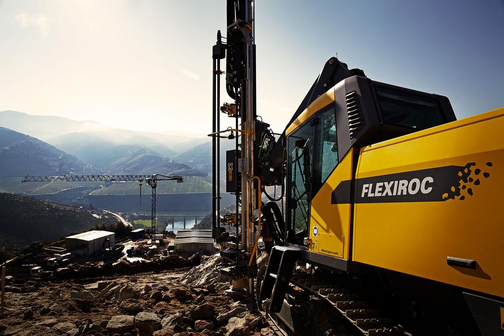 FlexiROC T35 & T40 Surface drill rigs for quarrying and construction FlexiROC T35