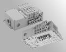 Reduced wiring manifold Subbase side porting/back porting MWG B ZT//// Series Applicable cylinder bore size: 0 to 0 dia.