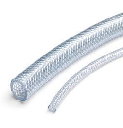 PRESSURE-RESISTANT HOSES IN FOOD-GRADE QUALITY RAUFILAM -E fibre reinforced, design and KTW approved Proven quality RAUFILAM-E is made from environmentally friendly and food-grade PVC materials.