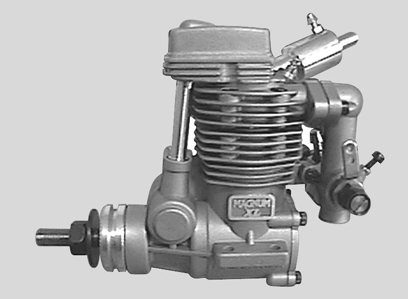 A dual needle carburetor is utilized for easy and precise mixture adjustments. A polished aluminum muffler is included to keep the noise to a minimum without sacrificing power.