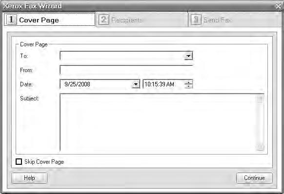 Konfiguracija PC Fax 1. Iz menija Start izberite Programi ali Vsi programi > ime gonilnika za vaš tiskalnik > Configure PC Fax. 2. Vpišite številko imena in telefaksa. 5.