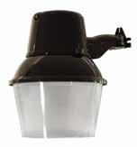 Area Security Lights ITEM# REPLACEMENT WATTS LUMENS HOURS FINISH CCT DEPTH HEIGHT WIDTH