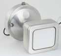 5" Utility Security Wall Lights ITEM# WATTS LUMENS HOURS FINISH CCT SHAPE DEPTH WIDTH HEIGHT ES 74001 12 800