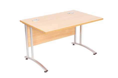 Cantilever Rectangular Desk W1600 x D800 RCM140 Cantilever Rectangular Desk W1400 x D800 RCM120 Cantilever Rectangular Desk W1200 x D800 RCM100-6