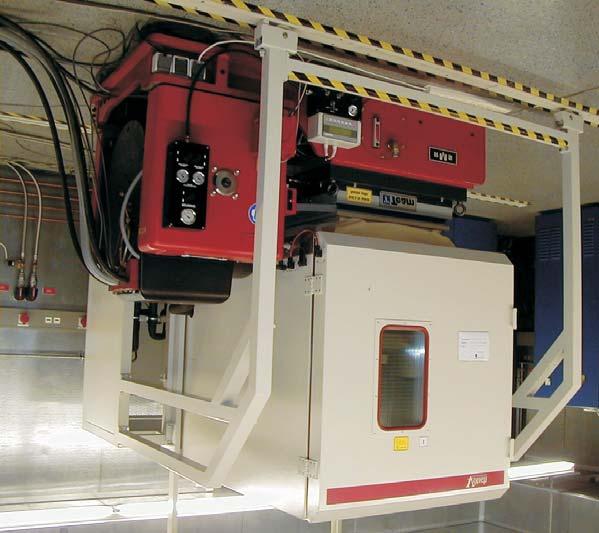 RMS-vibration systems in temperature- /climatic chamber operation Field of application: International test specifications of automobile and aircraft industry demand combined stress of vibration and