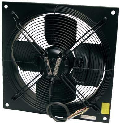 Explosion proof, axial fans AW 550, 650 EX Certified according to ATEX Speed-controllable Integral thermal contacts The AW EX fans have a speed controllable external rotor motor.