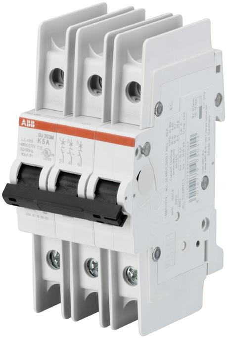 This circuit breaker is an all-round device for AC and DC applications for universal use in North American and global markets due to its approvals acc. to the international standards UL, CSA and IEC.