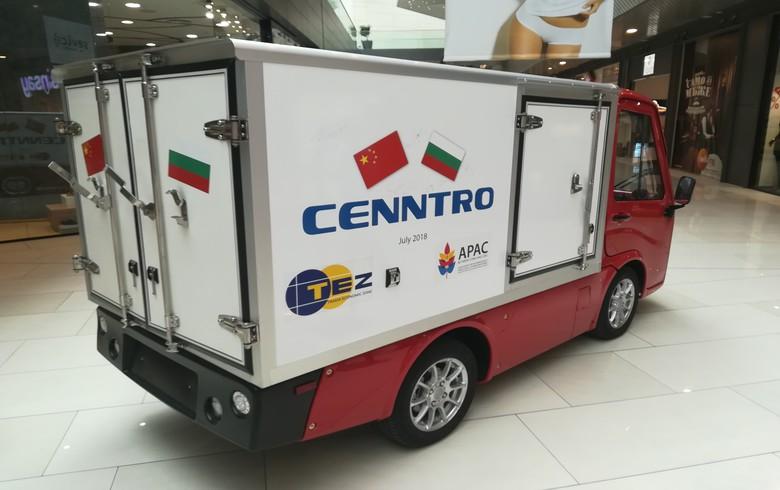 Electrified First E-Vehicle made in Bulgaria 10 kw cargo carrying capacity of 500 kg.
