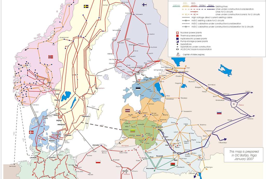 Strateegilise tähtsusega täiendavad ühendused Balti- ja Põhjamaades 2012-18