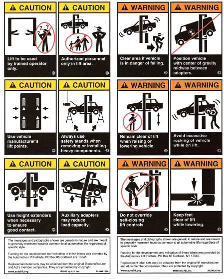 Diagram #11: SAFETY INSTRUCTIONS Individual
