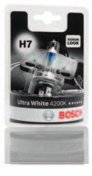 Automotive bulbs A25 ltra White 4200 K The extraordinarily white halogen vehicle lamp with a light similar to Xenon Added light and brightness: ery white light, similar to daylight, for stronger