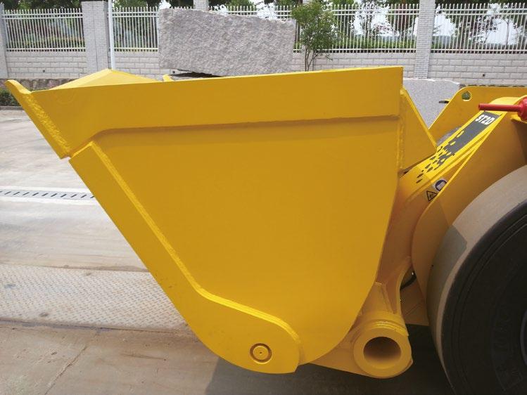 Hardened loader For small and narrow vein mines A parallel boom design matched to an aggressive bucket configuration provides efficient mucking operations.