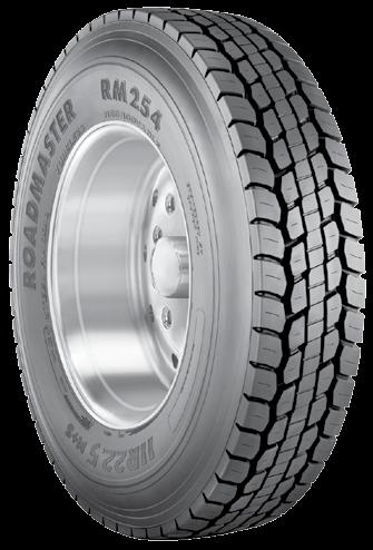 RM254 REGIONAL PICK-UP AND DELIVERY DRIVE APPLICATION The RM254 is a regional traction tire.