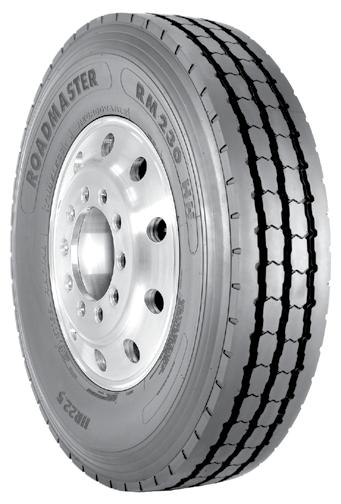 ON/OFF-ROAD ALL-POSITION APPLICATION The RM230HH is an on/off-road all-position tire designed to handle heavy hauling.