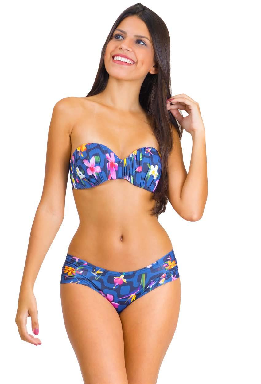 B 029 139 Monokini Swimsuit Maragogi Print Flora USD 21 B 017 139 Bikini Búzios Print Flora