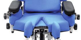4.5 Dysplasia seat The dysplasia seat permits the medically necessary abduction of the thighs.