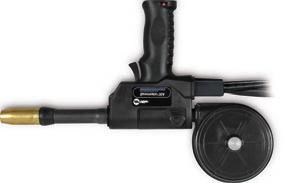 XR-Aluma-Pro Push-Pull Gun 300000 15 ft. (4.6 m) 300001 25 ft. (7.6 m) Air-cooled gooseneck-style gun for.030.047 inch (0.8 1.2 mm) aluminum. Rated at 300 amps at 100 percent duty cycle.