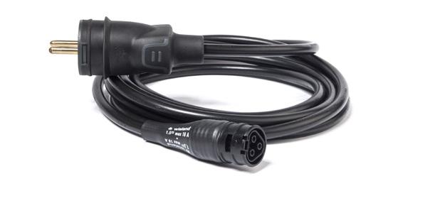 Luminaire power supply cable