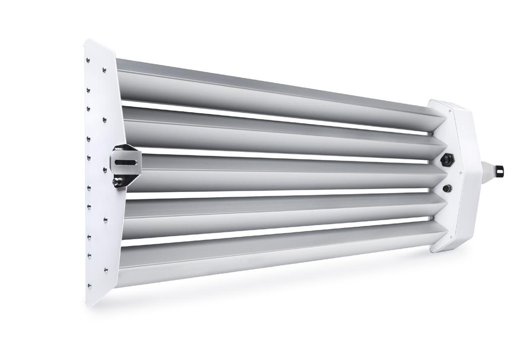 We covered the aluminum beams with an anodised coating, which protects against corrosion and additionally protects the lamp from getting dirty.