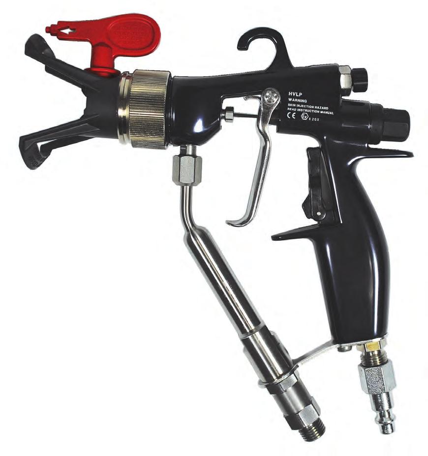 GM 3600 AA GUN GM 3600 AA GUN This GM 3600 air-assisted airless gun offers ergonomic comfort and a reversible tip system without sacrificing finish quality.