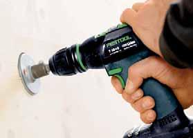As in the CXS and C-series, the cordless drills in the T+3 series receive