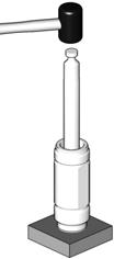 Repair 5. To reinstall displacement rod () into lower cylinder (), first lubricate piston packings (4). Then, with piston end facing down, lower rod into cylinder.