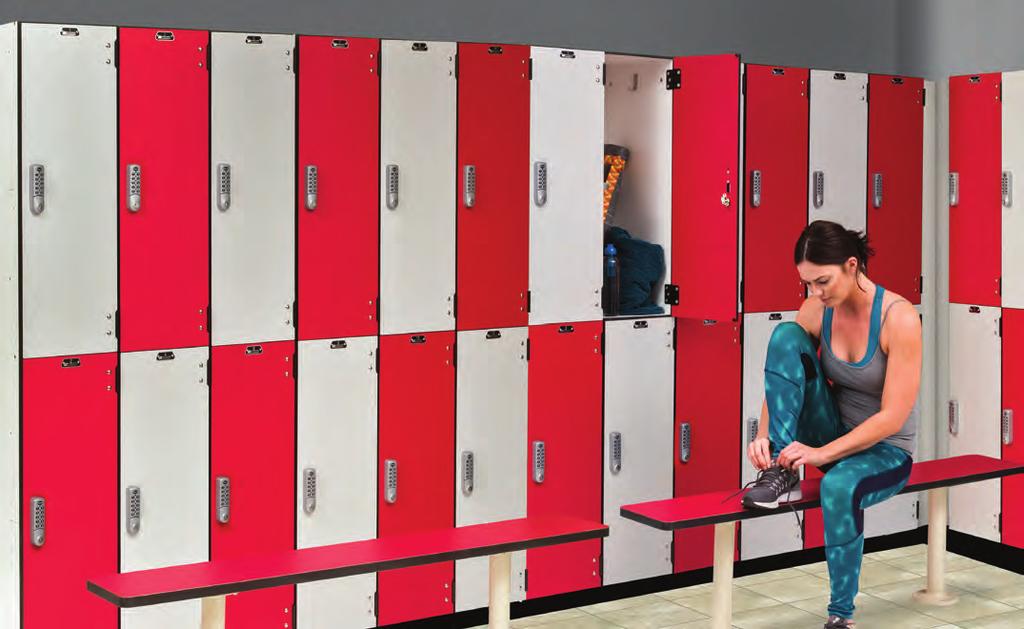 Superior Lockers for Superior Satisfaction VersaMax Solid Phenolic lockers are engineered to the same high level of integrity found throughout