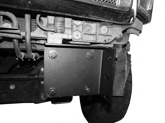 (Fig 11) Attach Bumper to Mounting Brackets (2) 6mm x 20mm Button Head Screws (2) 6mm Lock Washers