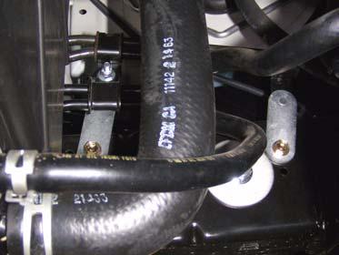 TIGHTEN all hardware. Cooling Lines & Brackets Kit Washer (1/4 SAE), Kit Nut (1/4 Nylock) s 3. Power steering reservoir a.
