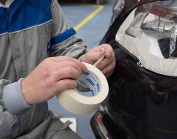 MASKING TAPE Norton offers a range of masking tapes suitable for a number of bodyshop applications.
