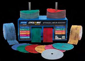 INTRODUCTION NEW PRODUCTS CYCLONIC Cyclonic is the new and unique all-in-one sanding system which is colour-coded by