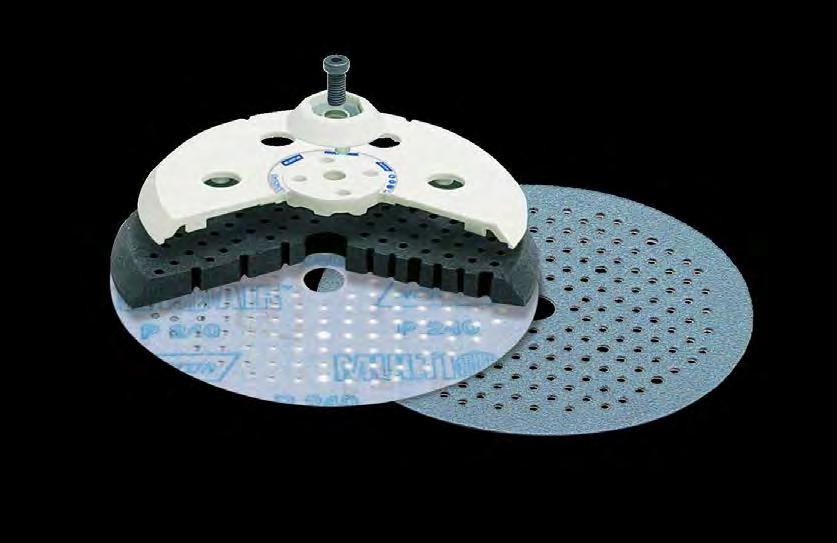 THE TRADITIONAL MULTI-AIR PROCESS Norton Multi-Air Process combines the excellence of a premium Norton Multi-Air abrasive disc with an innovative dust extraction Multi-Air back up pad.
