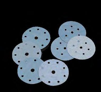 ANTI-CLOGGING SANDING DISCS FOR MACHINE SANDING Norton offers a number of standard hole configuration discs in a variety of abrasives types for all applications found in the bodyshop from heavy