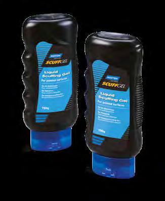 SCUFF GEL Norton Scuff Gel is formulated to clean, degrease and abrade in one step.