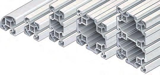 10 GoTo Europe Basic Mechanic Elements Strut profiles Strut profile 10 mm slot, 40 mm modular dimension 40x40L 40x40L R 40x80L 80x80L 80x120L Scope of delivery: profile packing units Material: EN AW