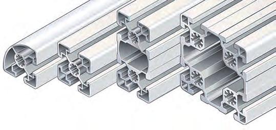 Strut profiles Basic Mechanic Elements GoTo Europe 11 Strut profile 10 mm slot, 45 mm modular dimension Light profile 45x45L 45x45L R 45x90L 90x90L Scope of delivery: profile packing units Material: