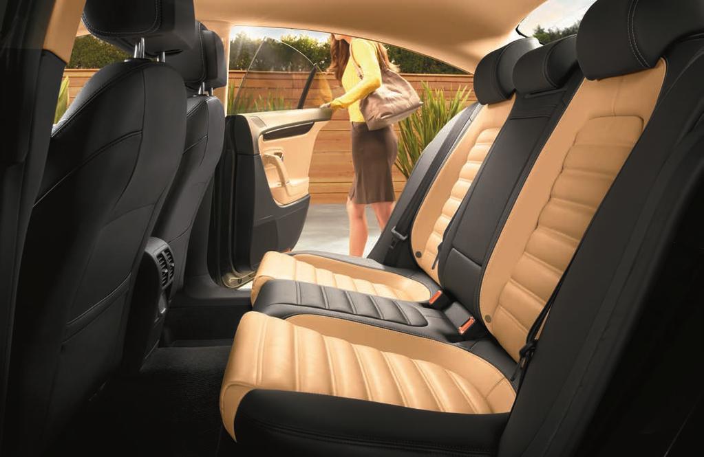 every angle. If you just need some extra elbow room, the CC has your back. Or actually your sides. If you need to fit a fifth passenger, the CC has their back.