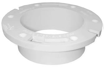 4 with knockout 20 C51301 3 less knockout 20 C50301 3 with Knockout 20 C51341 3 x 4 less knockout 20 C50341 3 x 4 with knockout 20 Plumbfit Closet Flange xtra thick flange with short slots for extra