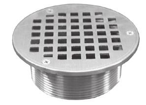 Commercial Drain Spuds and Strainers Round Strainers w/4 Plastic Spuds Round Strainers w/3-1/2 Metal Spuds PART NO.