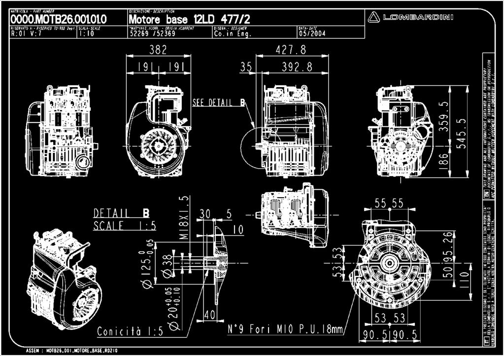 2. 49/86 Motore base Basic engine