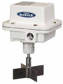 8002556213 Bin Level Control Original RotoBinDicator VERSATILE ENOUGH TO BECOME YOUR GLOBAL STANDARD The RotoBinDicator is the most universal of all level sensing technologies and is the most popular