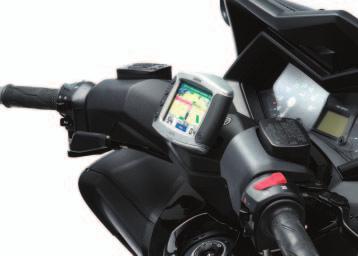 Specifically developed to hold a Tom Tom Rider or a Garmin Zumo GPS stay can be installed near the speedo meter for convenient visibility for the rider GPS cable easy to connect to your