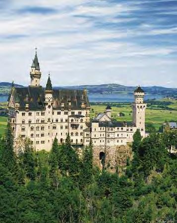 A stop at the world-famous Neuschwanstein Castle is a must, as is a visit to the Bavarian capital, Munich.