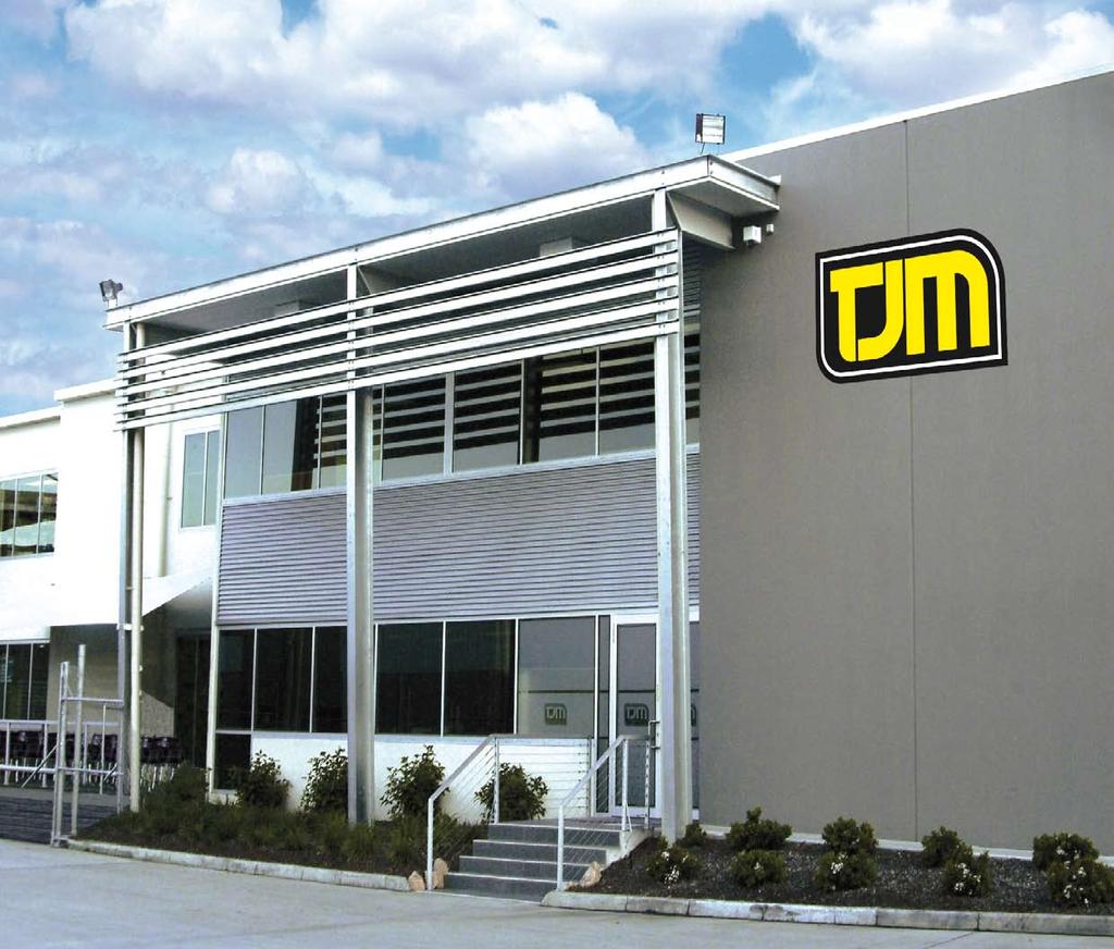 TJM PRODUCTS head office & factor y Our 4WD accessory range is distributed and serviced throughout an
