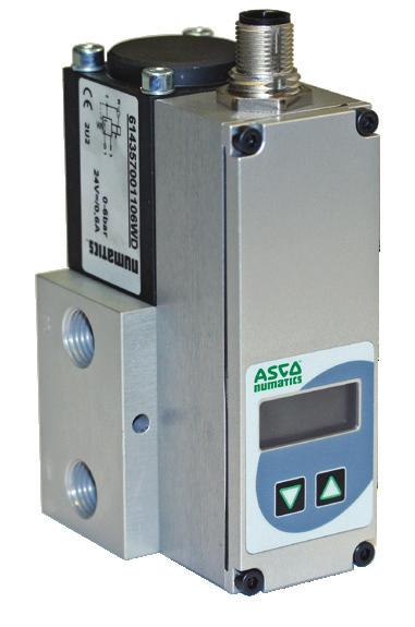 Sentronic PLUS ASCO NUMATICS Sentronic PLUS Electronic Pressure Regulator Sentronic PLUS is a 3-way proportional valve with digital control.